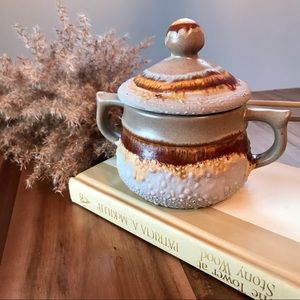 Vintage Laurentian Ceramic Sugar Jar